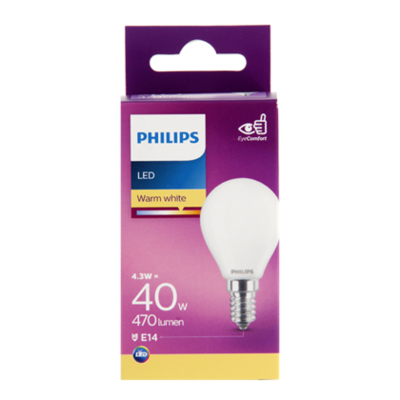Philips LED kogel 40W E14